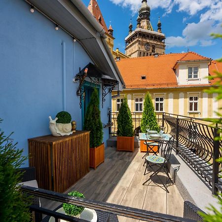 Blue House Citadel Sighisoara Apartment Ngoại thất bức ảnh